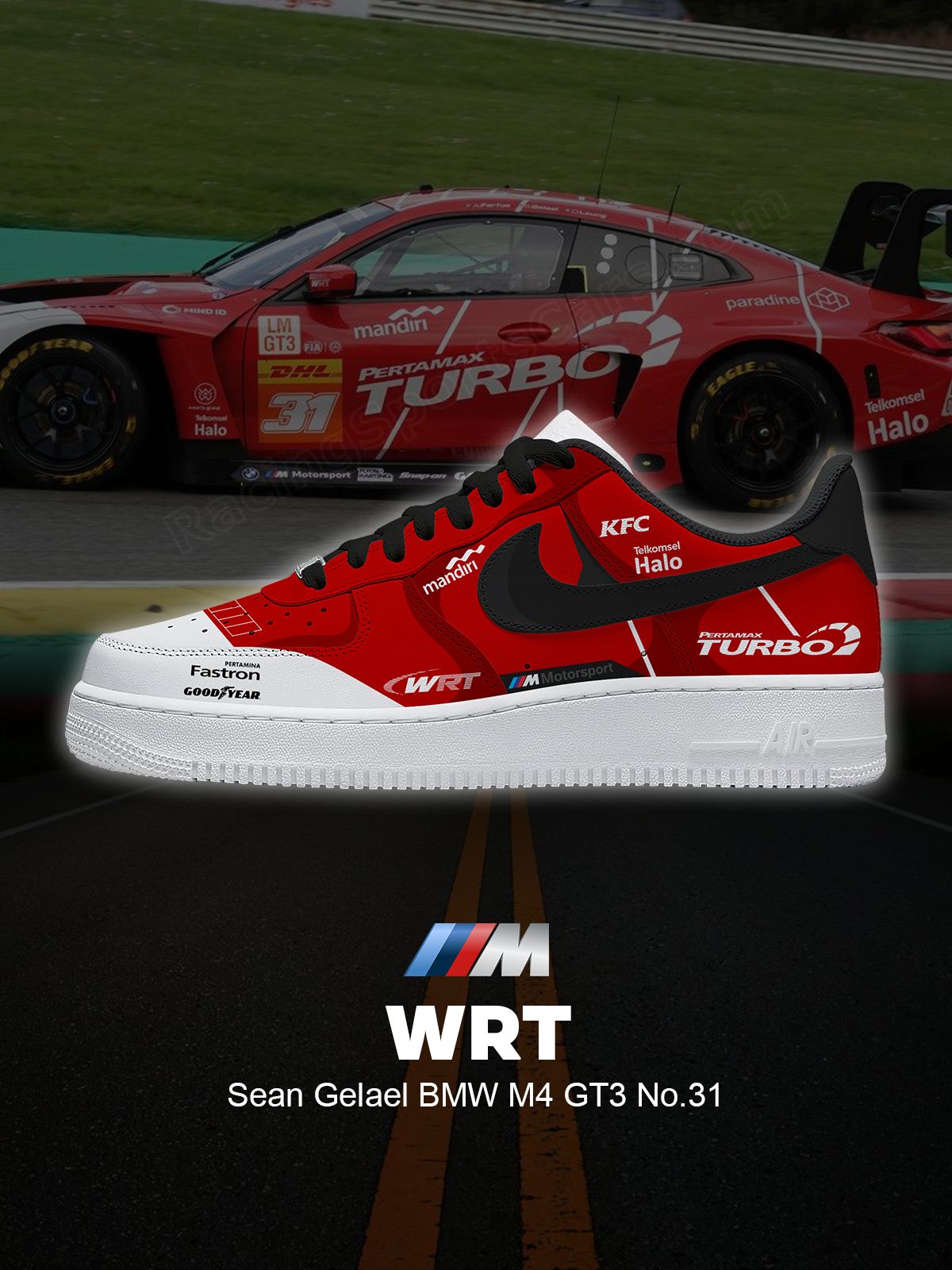 Custom Printed WRT M4 GT3 No 31 Shoes For Women and Men