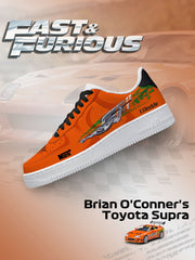 Custom Brian O'Conner's Supra Sneakers For Women and Men