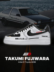 Custom Printed Fujiwara's AE86 Shoes For Women and Men