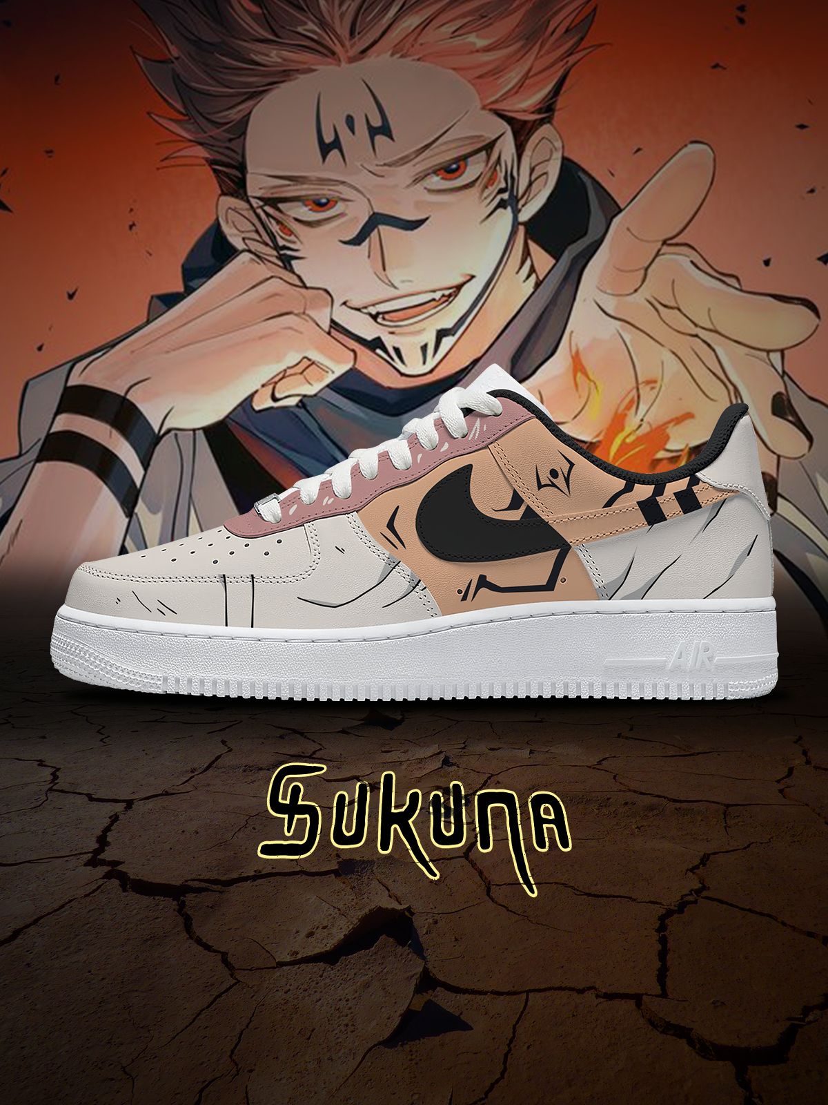 Ryomen Sukuna V.3 Custom Sneakers