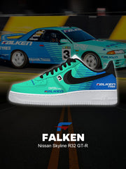 Personalized Skyline R32 GT-R Sneakers For Women and Men